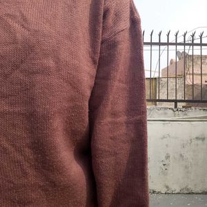 Mauve Turtleneck Sweater