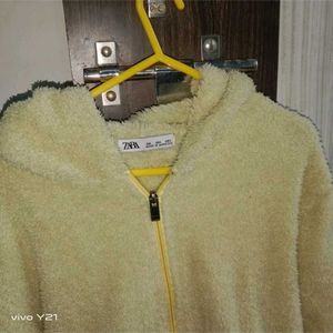 Lime green Zara jacket