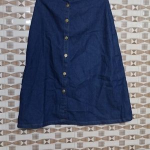 Designer Denim Skirt