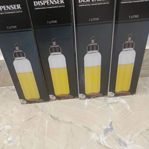 New Clear Plastic Oil Dispenser, 1000ml Capacity