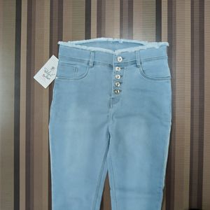 W-25 Size-30 Slim Fit Women Denim Jeans