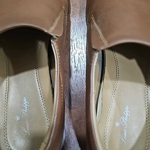 Louis Philips Pure Leather Brown Shoes