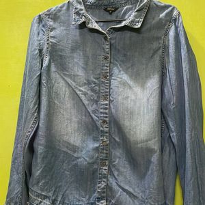 Roadster Denim Shirt For Ladies