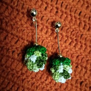 Crochet Earrings 2 Pairs