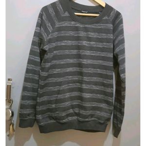 Black Striped Sweatshirt