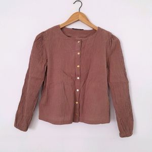 Brown Casual Top (Women's)