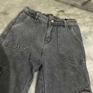 Cargo Charcoal Jeans