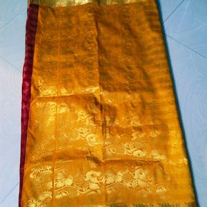 Multi Colour Pure Kanjeevaram Silk Saree