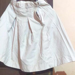 White School Skirt