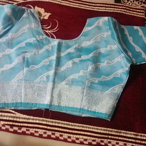 Organza Saree With Blouse