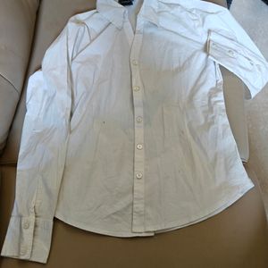 White Formal Shirt For Women