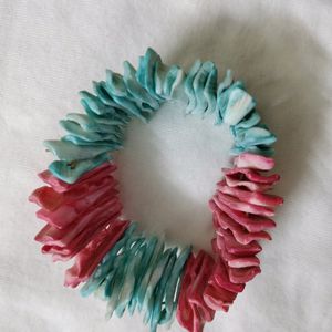 Pink And Sky Blue Bracelet