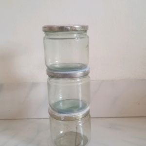 Hand Painted Glass Containers