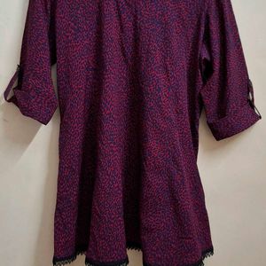 Maroon Kurti