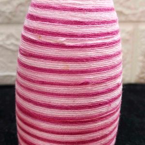 Handmade Threaded Bottle Lamp 🛋️