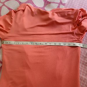 coral colour shrug