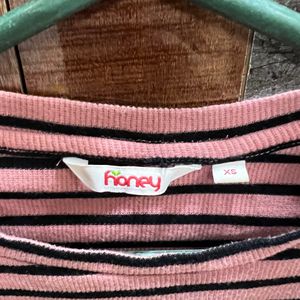 Honey Striped top XS-S