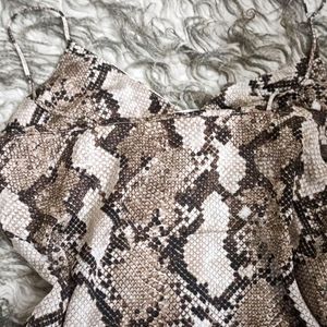 Snake Print HnM Spaghetti Top