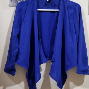 Royal Blue Shrug