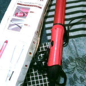 2in1 Hair straightener