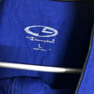 Champion Blue Long Sleeve T Shirt