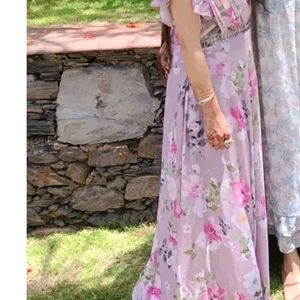 Handwork Floral Gown