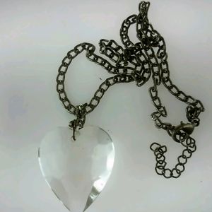 Beautiful Acrylic Heart Shape Pendent Necklace