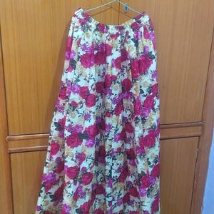 Ethnic Floral Skirt