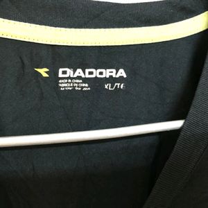 Diadora Black Long Sleeve T Shirt