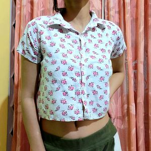 Crop Shirt Top