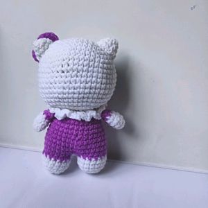 Hello Kitty Handmade Crochet Amigurumi Doll
