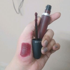 MAC Powder Kiss Liquid Lipstick Make Love To Camer