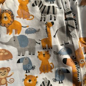 Babyhug Animal Printed Nightsuit