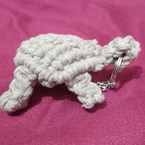 Cute Macrame Turtle🐢 Key Chain