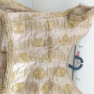 Lehenga Golden