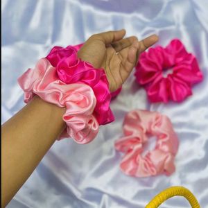 Pink Shade 4 Scrunchies