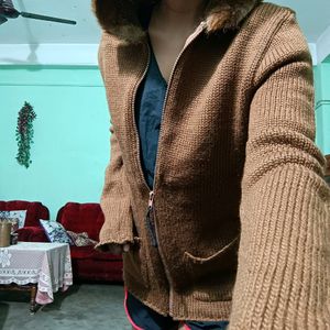 Oversized Jacket Sweater