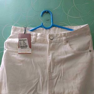 White Cargo Jeans