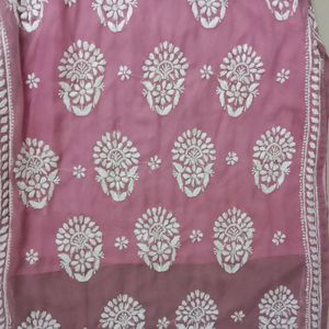 Chikenkari Georgette Kurta