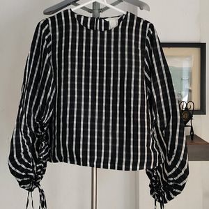 H&M Ribbon Blouse