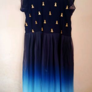 Blue Ethnic Gown