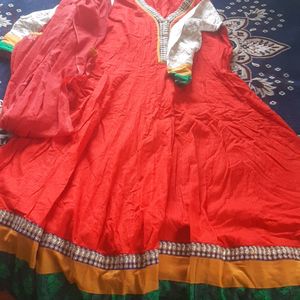 Boutique Anarkali Kurta With Dupatta