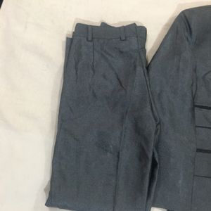 Coat Pant shining grey for boys age 10-13