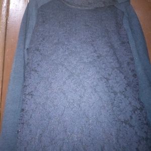 Women Sweater Winter Blue