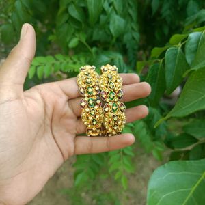 Marwari Krishna Morpankh Saree Bangles