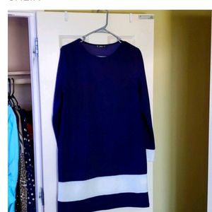 New Shein Navy Blue Dress Size M