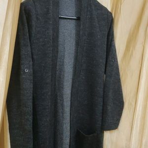 Knee Length Woollen Overcoat