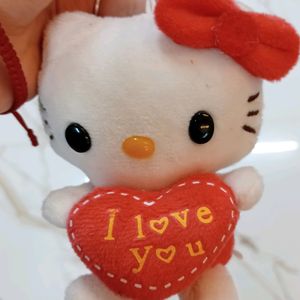 Kawaii Hello Kitty 🌸 Plushie Keychain