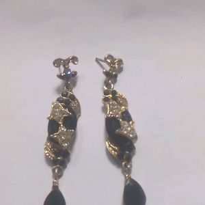 Black Fancy Earrings