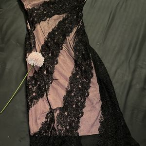 Black Lace Party Dress